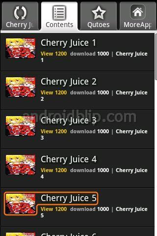 Cherry Juice Android Comics