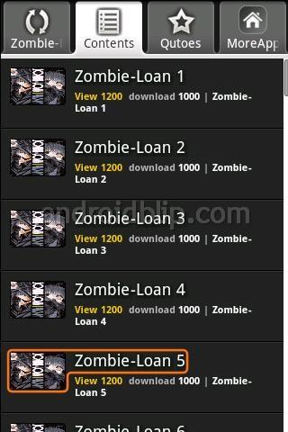 Zombie-Loan Android Comics