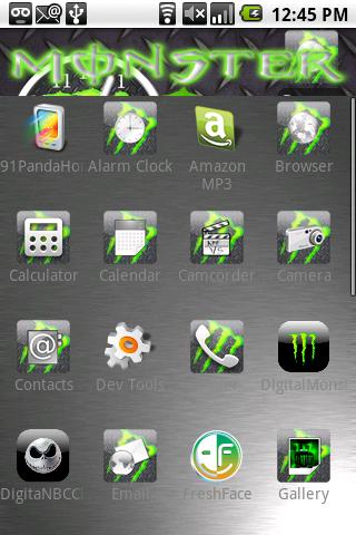 Monster Energy Theme 2 Android Personalization
