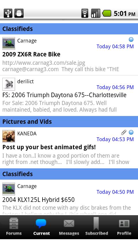 Forum Runner Free Android Social