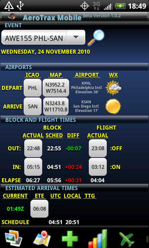 AeroTrax Mobile Pilot Logbook