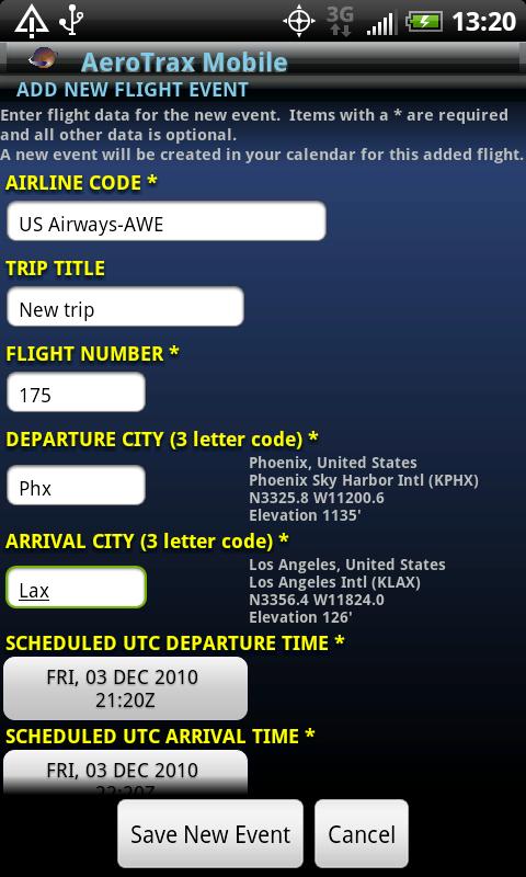 AeroTrax Mobile Pilot Logbook Android Travel & Local