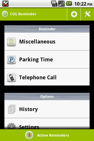 COL Reminder Android Tools