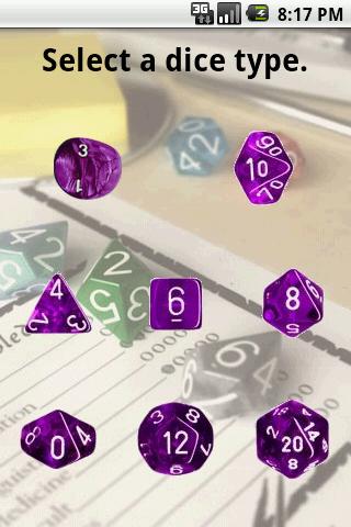 Dice Roller for RPG Android Entertainment