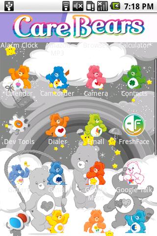 Carebears Theme Android Personalization