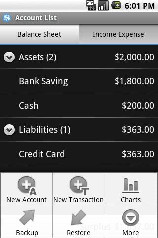 FinanTrak (Free) Android Finance