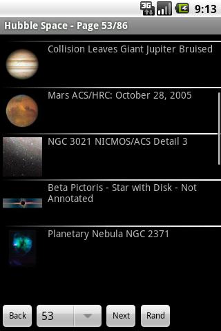Hubble Space Images Android Education
