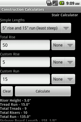 Handy Construction Calculators Android Productivity