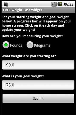 Simple Weight Loss Resolution Android Health & Fitness