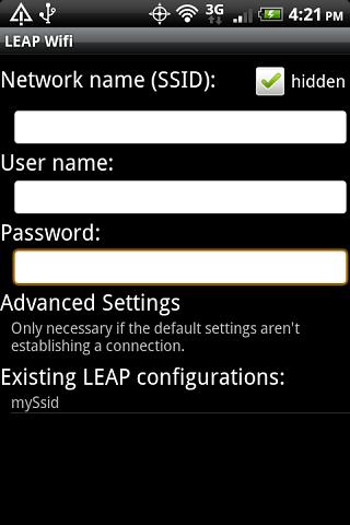 Advanced LEAP Wifi