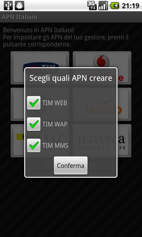 APN Italy Android Tools