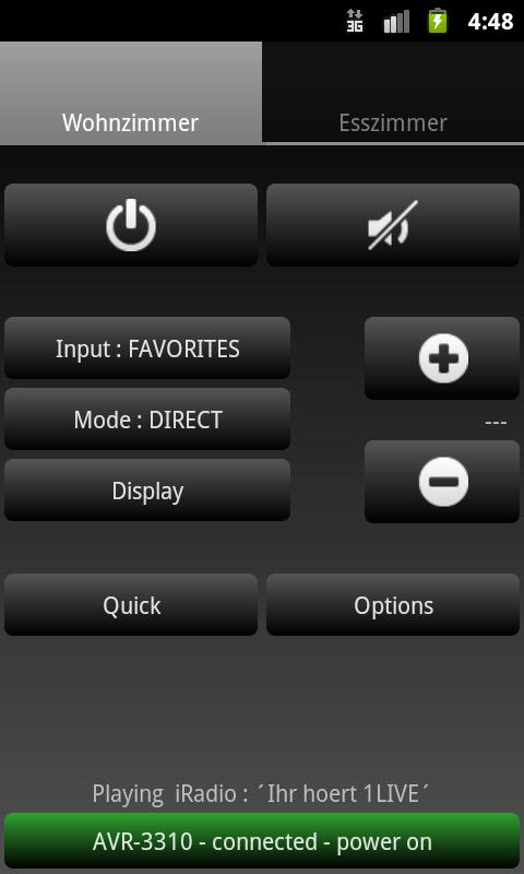 AVR-Remote for Denon/Marantz Android Music & Audio