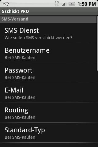 Gschickt PRO – incl Backup Android Communication