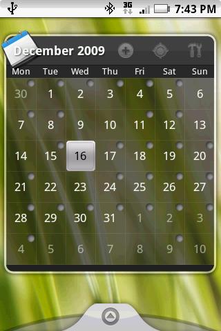 Pure Grid calendar widget Android Productivity