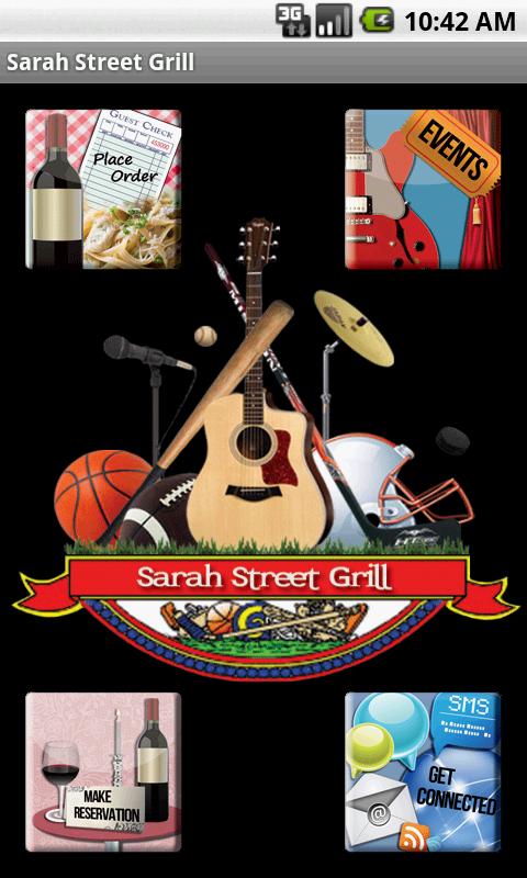 Sarah Street Grill Android Entertainment
