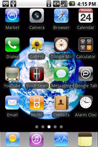 iPhone 3gs Theme Android Personalization