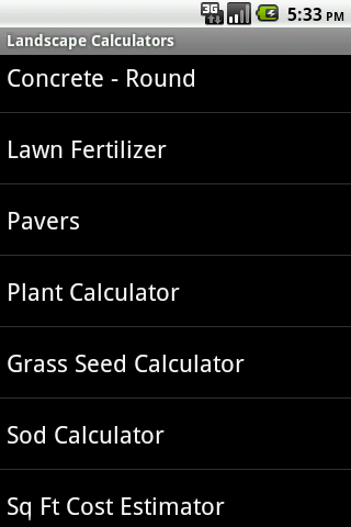 Landscape & Garden Calculators Android Productivity
