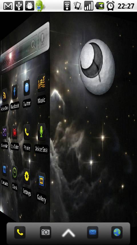 LiveHome Theme:Nebula Android Personalization