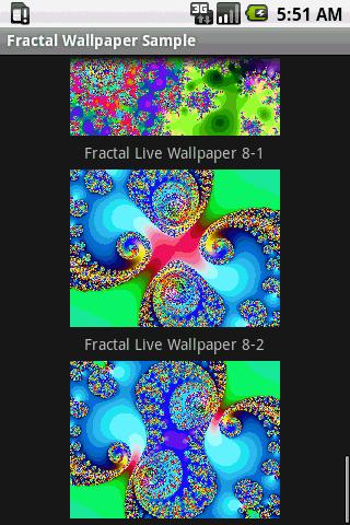 Fractal Wallpaper Lite Android Personalization
