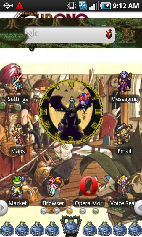 Chrono Trigger Theme Android Personalization