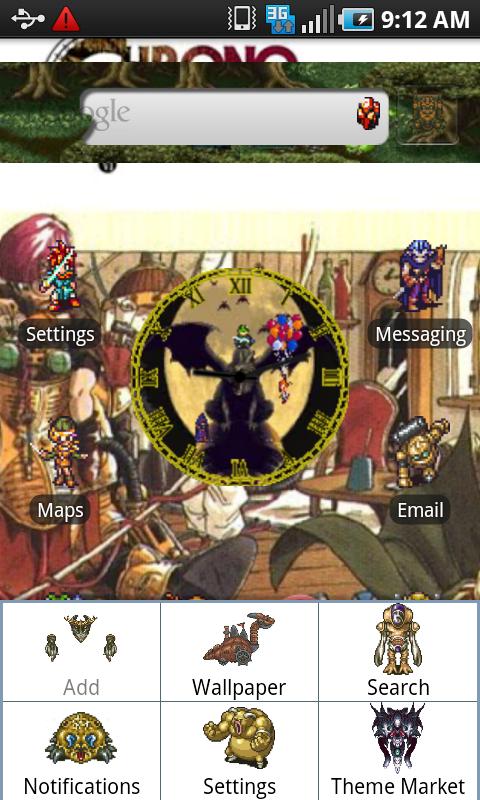 Chrono Trigger Theme Android Personalization