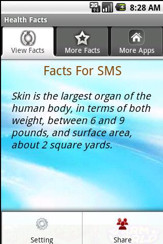 Health Facts Android Health & Fitness