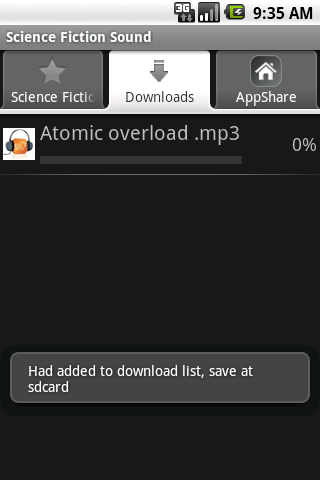 Science Fiction Sound II Android Libraries & Demo