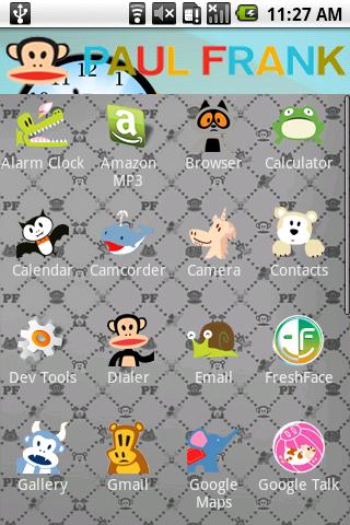 Paul Frank Theme Android Personalization