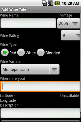 My Wine Tales Android Lifestyle