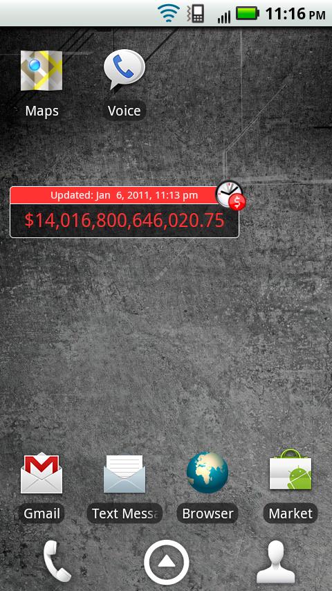 Debt Clock Android Finance