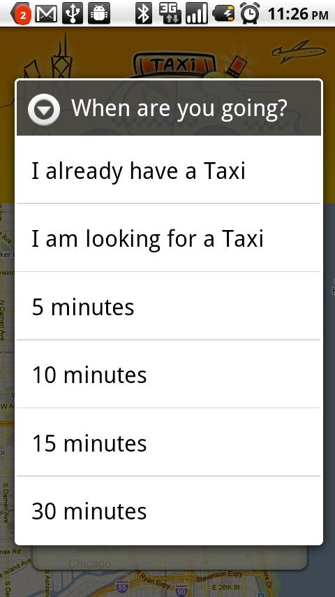 Taxi share – Chicago BETA Android Travel & Local