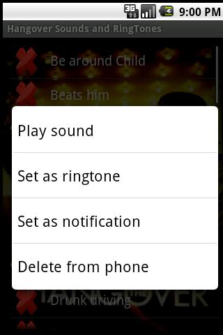 Hangover movie quotes/ringtone Android Entertainment