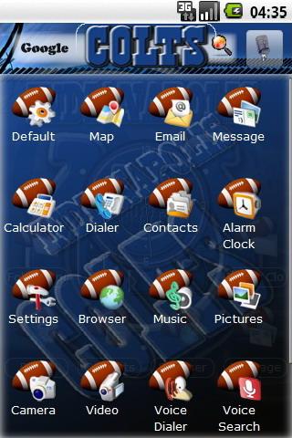 Indianapolis Colts themes Android Personalization