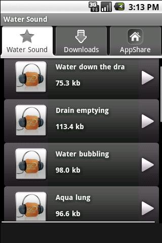 Water Sound Android Tools
