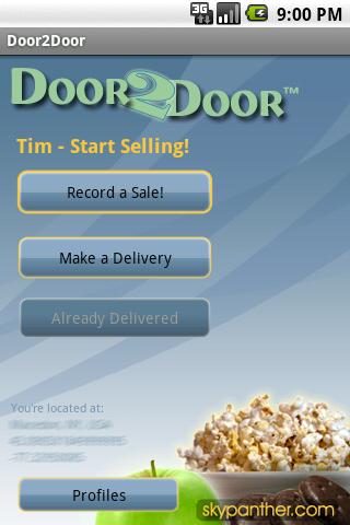 Door2Door sale tracking Android Productivity