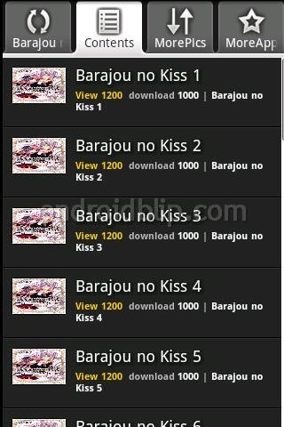 Barajou no Kiss Android Comics