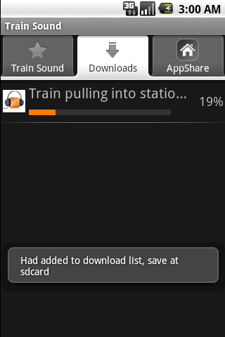 Train Sound Android Entertainment