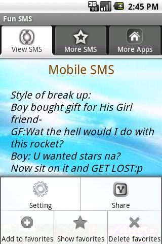 Fun SMS Android Comics