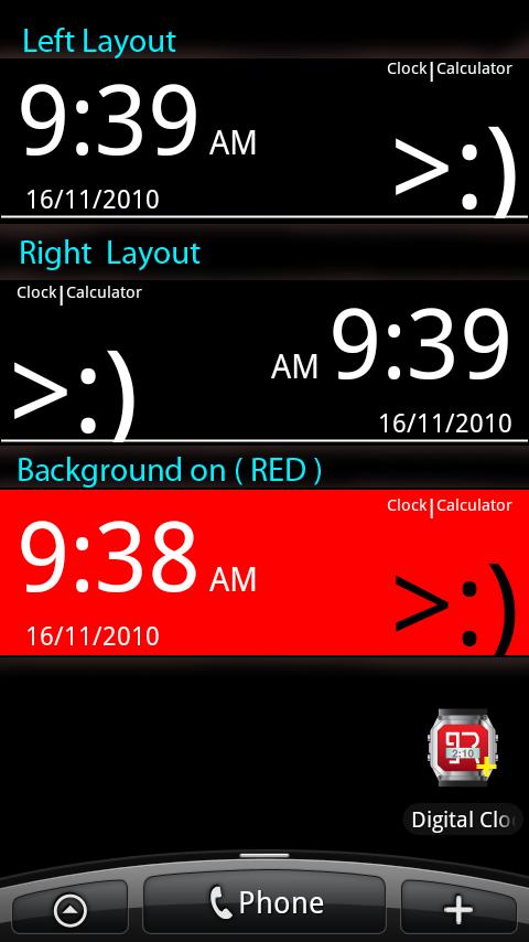 Digital Clock Widget Pro