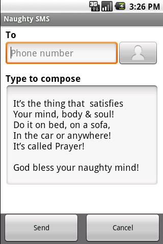 Naughty SMS II Android Social