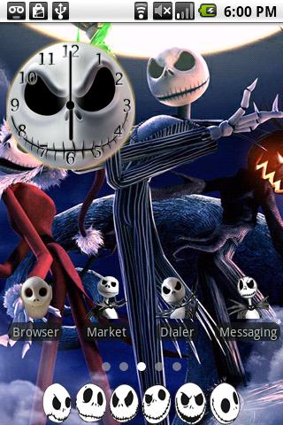 Jack Skellington Theme Android Personalization