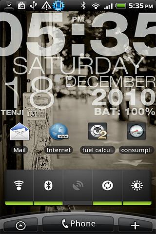 wp clock full Android Personalization