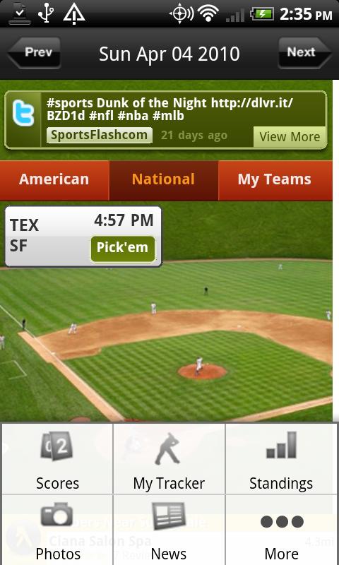 Pro Baseball Live Android Sports