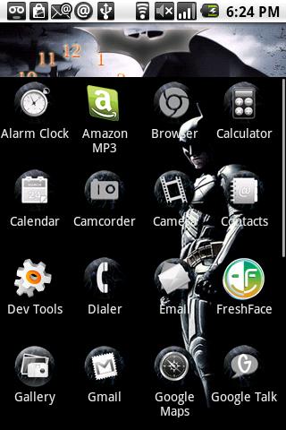 The Dark Knight Theme Android Personalization