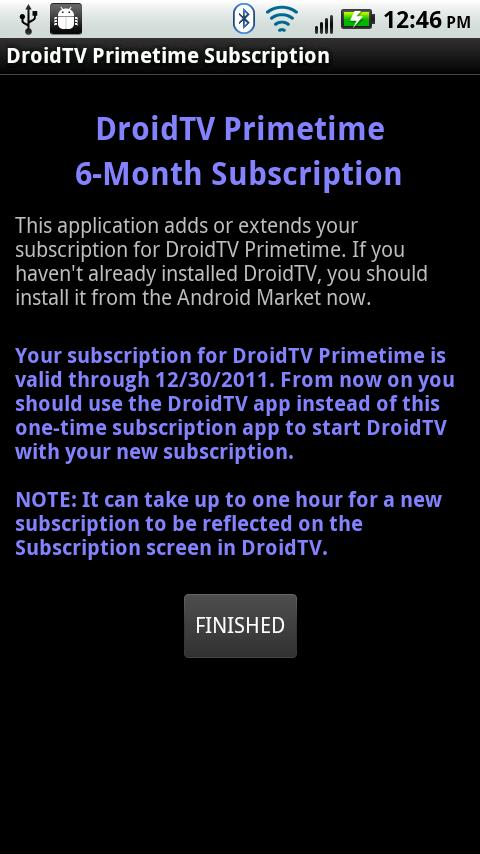 Personal DVR 6-Mon Subscripton Android Entertainment