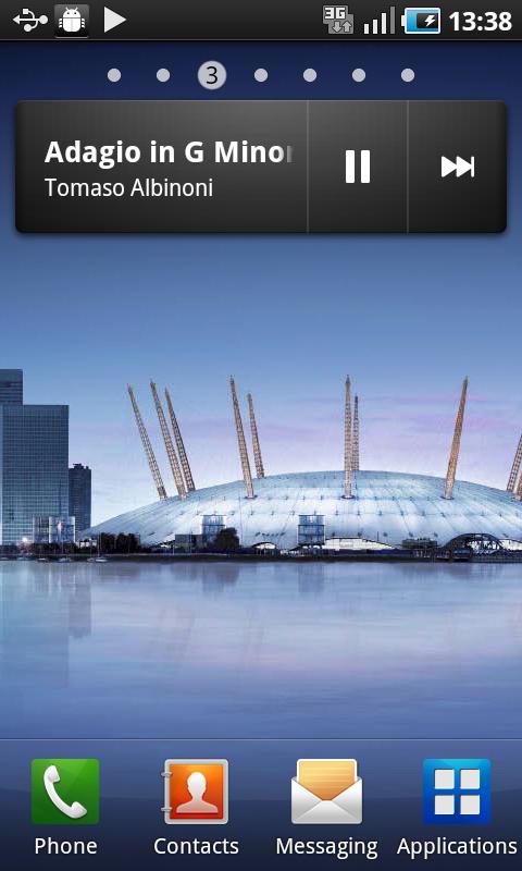 Samsung Galaxy S music widget Android Media & Video