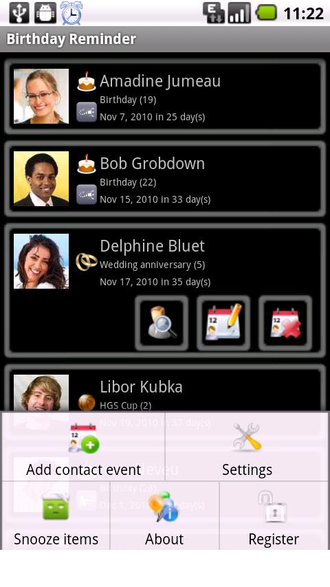 Birthday Reminder GL DEMO Android Tools