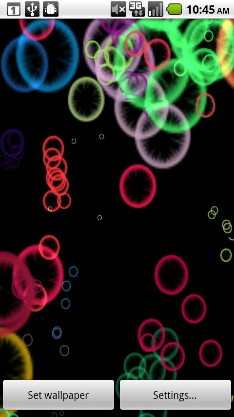 Bubbles Live Wallpaper