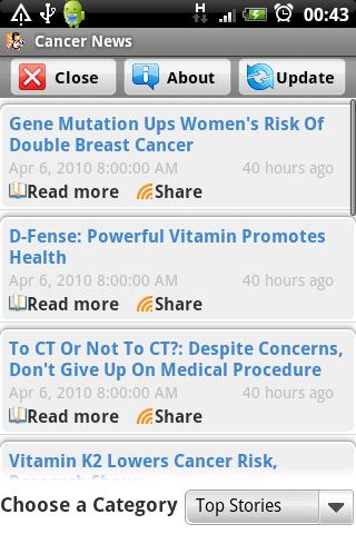 Cancer Preventing News Android Health & Fitness