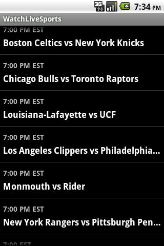 Watch Live Sports Android Sports